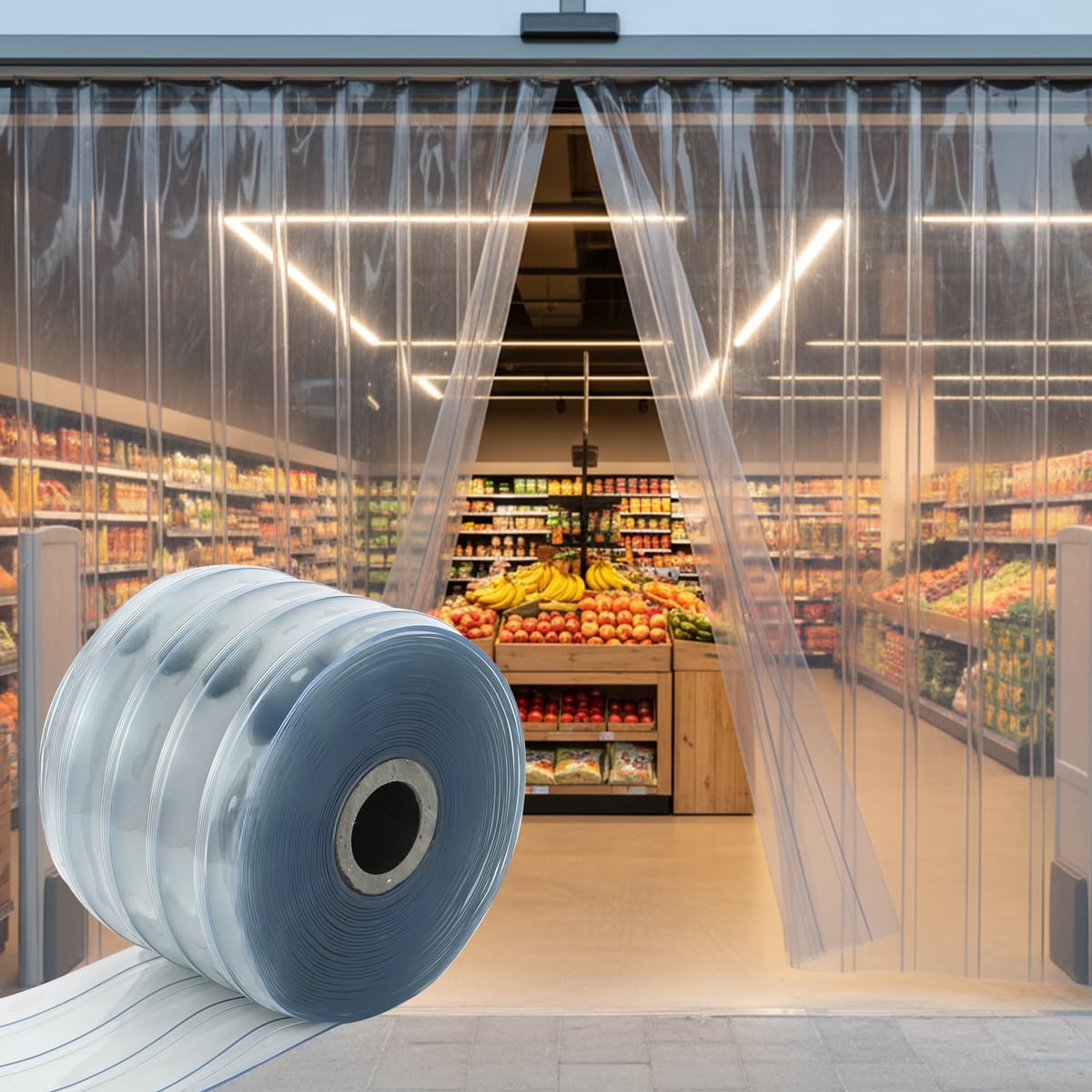 Freezer Cold PVC Strip Curtains